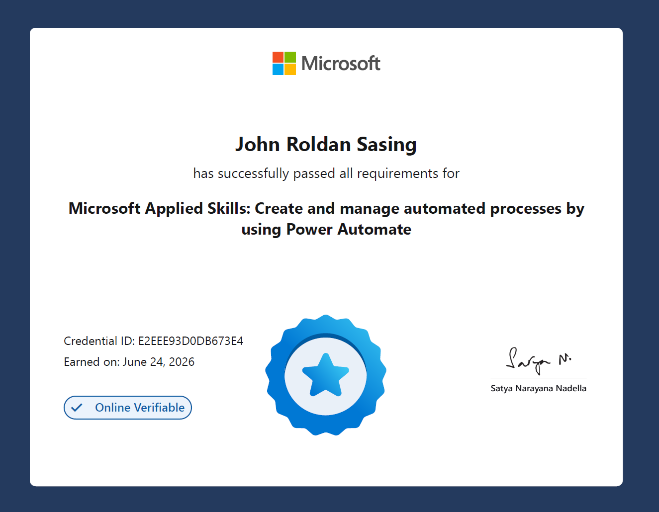 Microsoft Applied Skills: Create and manage automated processes by using Power Automate
